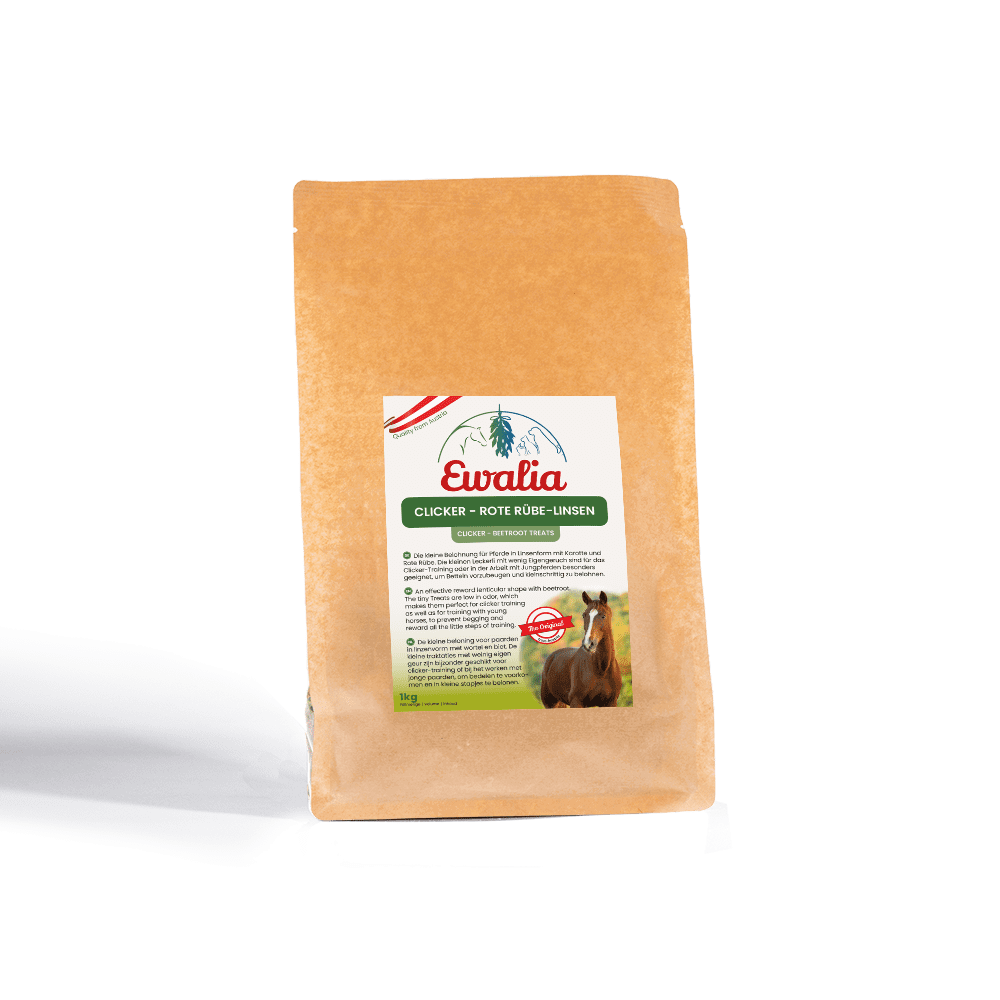 Ewalia treats for horses upright clicker beetroot treats