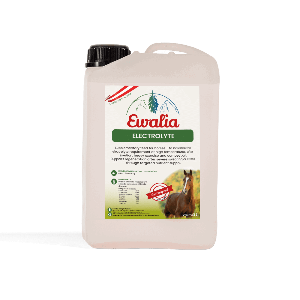 Ewalia feed material for horses upright electrolyte canister