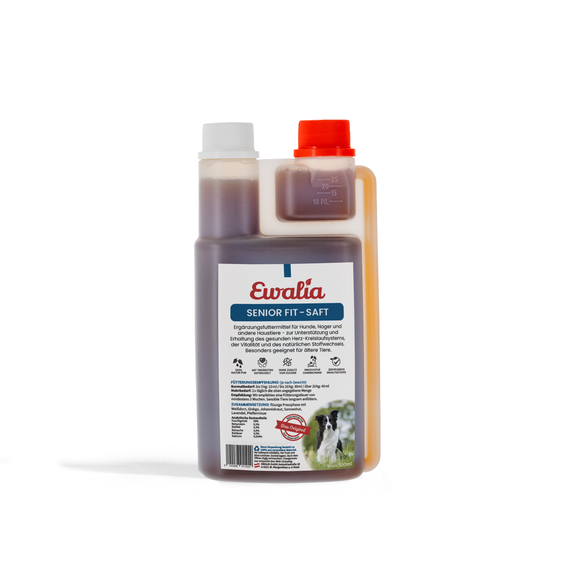 EWALIA Senior Fit - Saft für Hunde 500ml