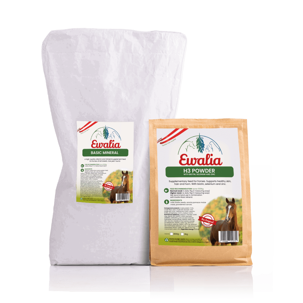 Bundle horse basic mineral h3 powder